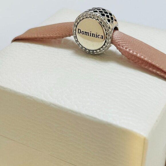 Pandora Dominica Flag Exclusive Charm Bead - Picture 2 of 4